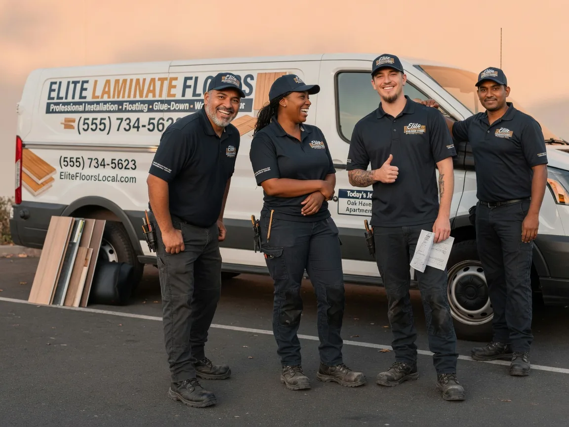 Laminate flooring installation company in Dumont, IA